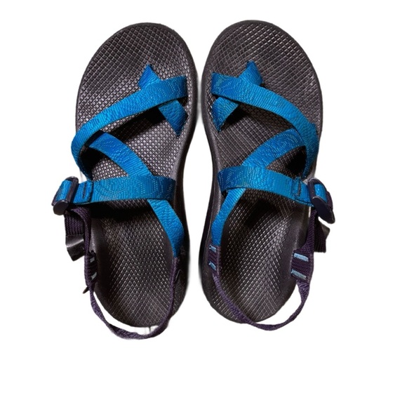 Chaco Men’s Z/1 Classic Sandals Blue Black Size 10 - Picture 1 of 7